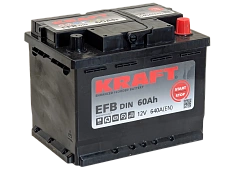 Аккумулятор Kraft EFB (60 Ah)